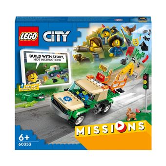 LEGO® City 60353 Missions de sauvetage des animaux sauvages