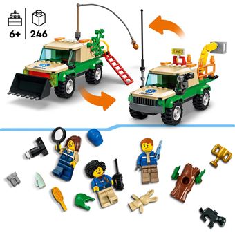 LEGO® City 60353 Missions de sauvetage des animaux sauvages