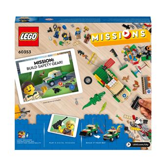 LEGO® City 60353 Missions de sauvetage des animaux sauvages