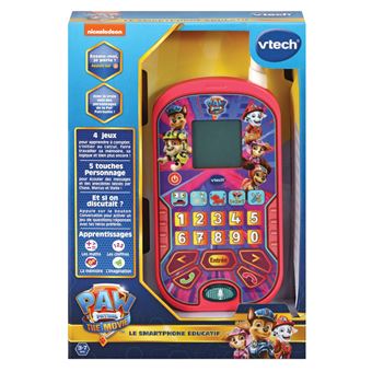 Le smartphone éducatif Vtech Pat Patrouille Le film Rose
