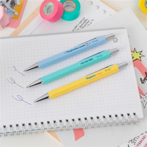 Set de 3 stylos Mr. Wonderful Pour t'inspirer