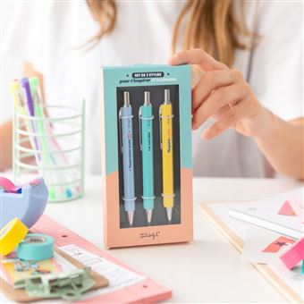 Set de 3 stylos Mr. Wonderful Pour t'inspirer