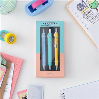 Set de 3 stylos Mr. Wonderful Pour t'inspirer