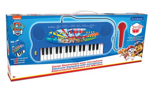 LEXIBOOK Clavier Electronique Musical  avec Microphone Pat Patrouille