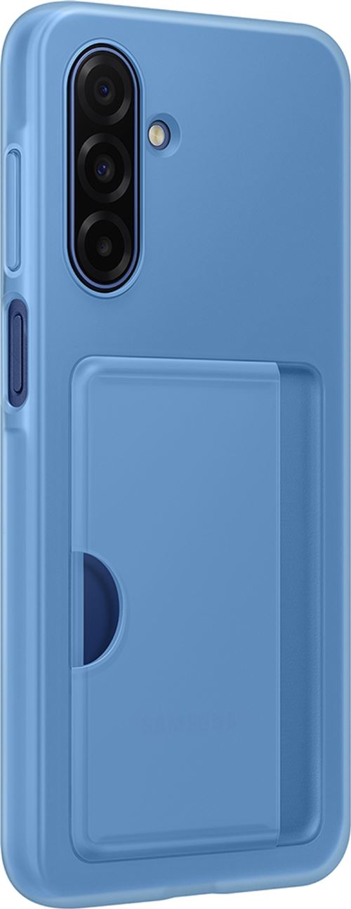 Coque avec porte-carte Bleu Arctique pour Samsung Galaxy A17 4G et 5G