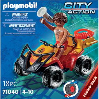 Playmobil City Action 71040 Sauveteur en mer et quad