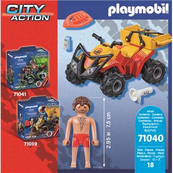 Playmobil City Action 71040 Sauveteur en mer et quad
