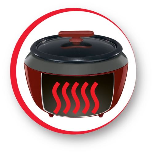 Cuiseur à riz Moulinex Inicio 2 MK156500 560 W Rouge Cuiseur à riz Moulinex Inicio 2 MK156500 560 W Rouge