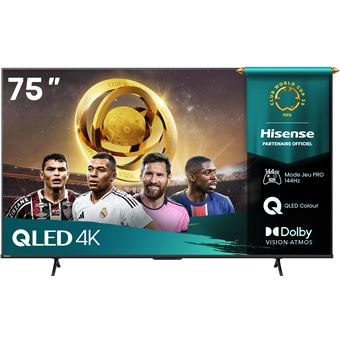 TV QLED Hisense 4K UHD 75E7Q Pro 189 cm 2025