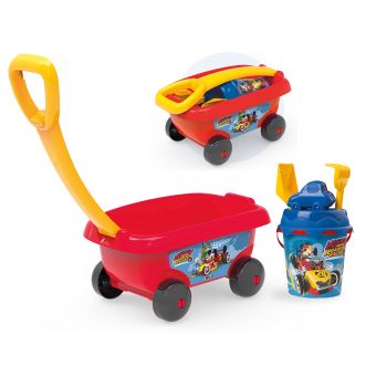 Chariot de plage garni Smoby Disney Mickey