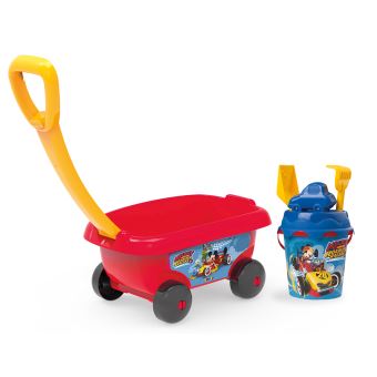 Chariot de plage garni Smoby Disney Mickey