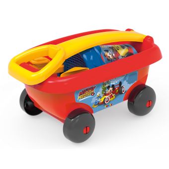 Chariot de plage garni Smoby Disney Mickey