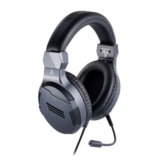 Casque Gaming filaire BigBen Officiel V3 Gris pour PS4