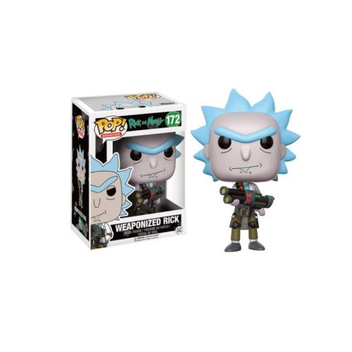 Funk Figurine Funko Pop Television Rick Et Morty Rick Avec Arme