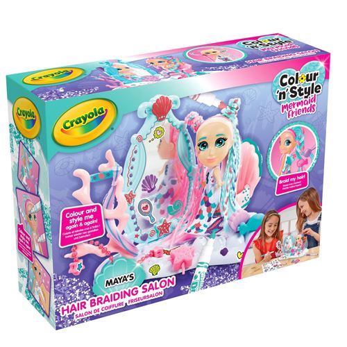Jeu créatif Crayola Colour'n'Style Salon de Beauté Sirènes