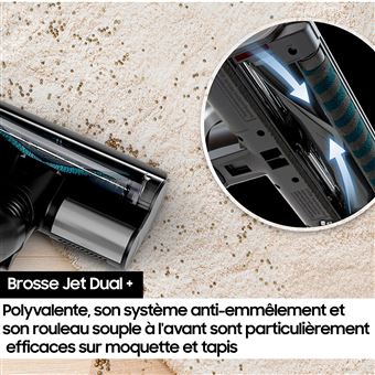Aspirateur balai Samsung Bespoke AI Jet Lite Complete  VS80F28EFP Gris