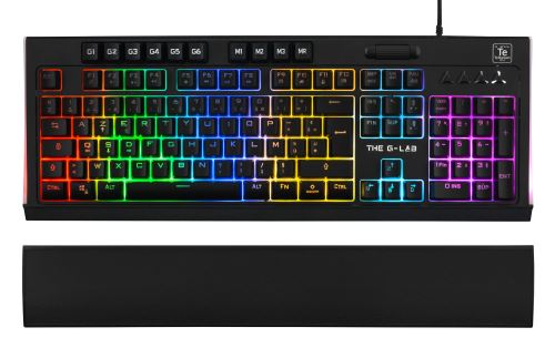 The G-Lab Keyz Tellurium - Toetsenbord - backlit - USB - Frans