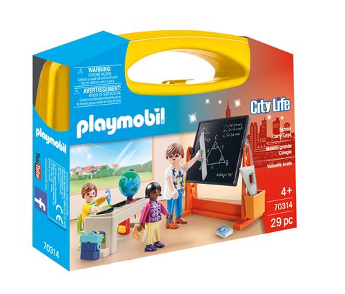 Valisette École City Life 70314 Playmobil La Boîte - vue 4