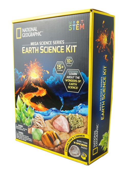 Jeu scientifique National Geographic Maxi Kit de l'explorateur Sciences de la terre