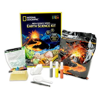 National Geographic - Jeu scientifique National Geographic Maxi Kit de l  explorateur Sciences de la terre - Accessoire enfant - Rue du Commerce