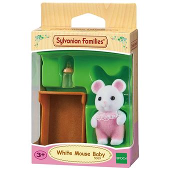 Playset Sylvanian Families Bebe Souris Blanc Moyenne Figurine Achat Prix Fnac