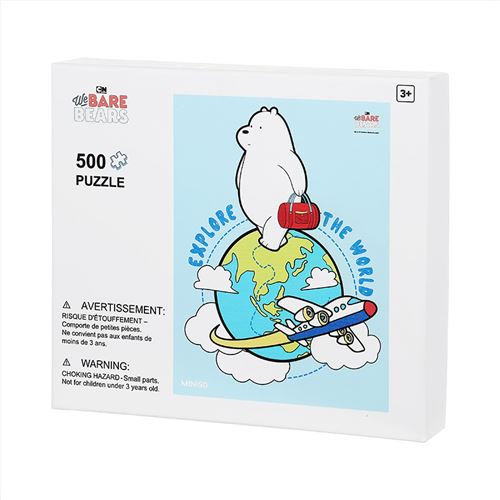Puzzle 500 pièces Miniso Polaire We Bare Bears
