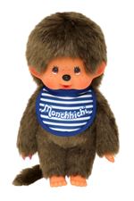 Peluche Monchhichi Garçon Bavoir Marinière 20 cm