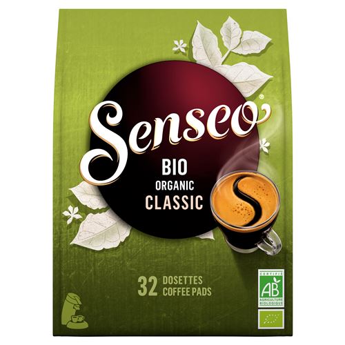 Paquet de 32 dosettes Senseo Bio Organic Clasic