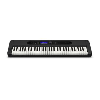 Clavier Casio CT-S 400 avec 61 touches et 600 sons Noir