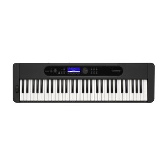 Clavier Casio CT-S 400 avec 61 touches et 600 sons Noir