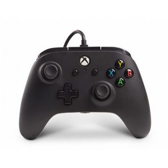 PowerA Enhanced Wired Controller - Manette de jeu - filaire - noir - pour Microsoft Xbox One, Microsoft Xbox One S, Microsoft Xbox One X