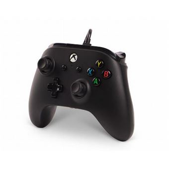 PowerA Enhanced Wired Controller - Manette de jeu - filaire - noir - pour Microsoft Xbox One, Microsoft Xbox One S, Microsoft Xbox One X