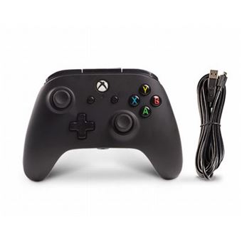 PowerA Enhanced Wired Controller - Manette de jeu - filaire - noir - pour Microsoft Xbox One, Microsoft Xbox One S, Microsoft Xbox One X