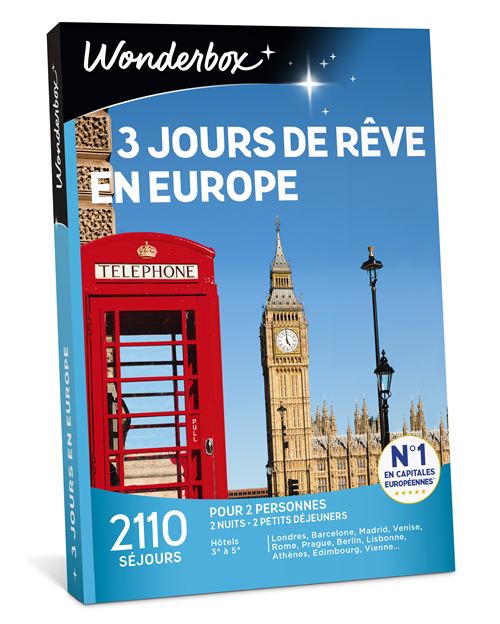 3 jours de rêve en Europe