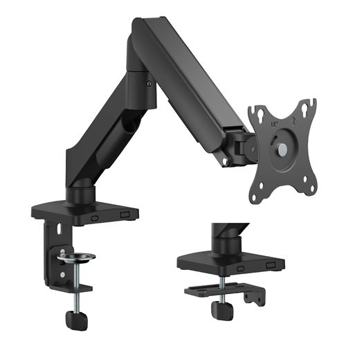 Bras support articulé mécanique T'nB Ergo Noir pour moniteur de 17" à 32"