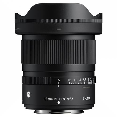 Objectif Sigma 12mm F1.4 DC Contemporary pour Fujifilm X – Focale Fixe - vue 2