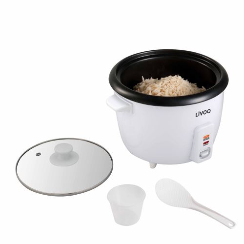 Livoo DOC111 - Cuiseur à riz - 1.5 litres - 500 Watt - blanc