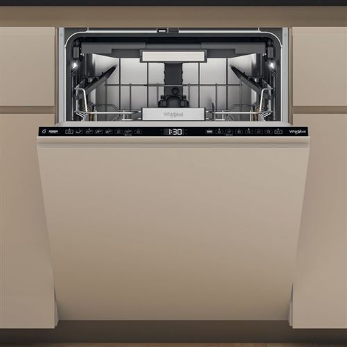 Lave-vaisselle encastrable Whirlpool W7IHF60TU 15 couverts Beige