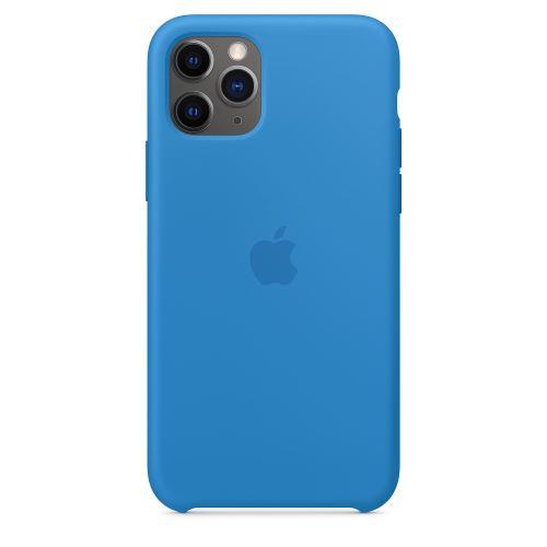 Coque en silicone Bleu surf Apple pour iPhone 11 Pro