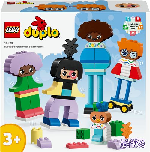 LEGO® DUPLO® Town 10423 Personnages à construire aux différentes émotions