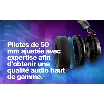 Casque gaming Bluetooth Skullcandy Plyr multiplateforme Noir