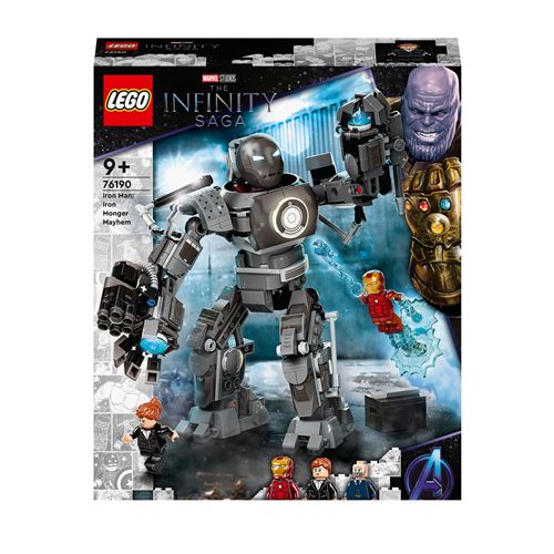 LEGO® 76190 Marvel Iron Man La destruction d’Iron Monger