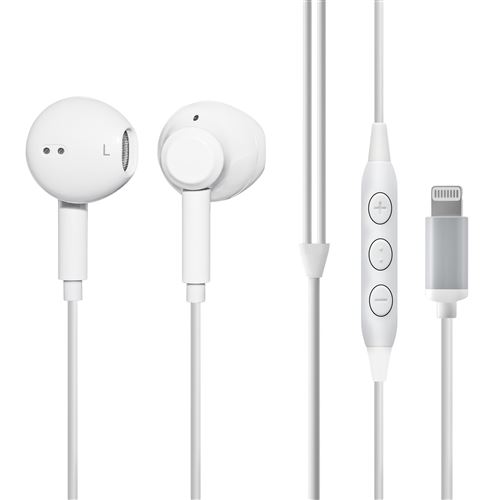 Ecouteurs filaires Wefix Blanc