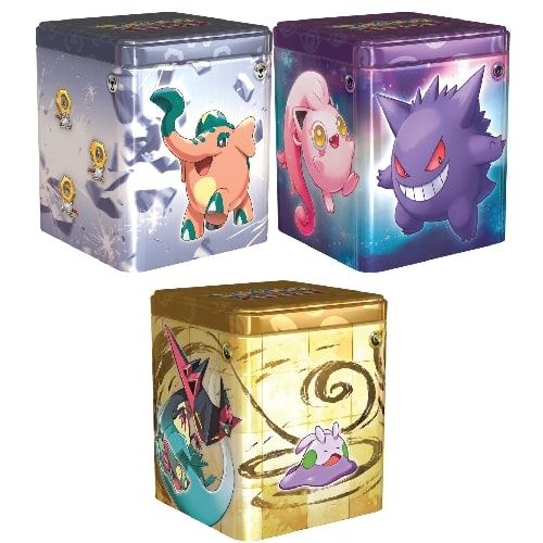 Cartes à collectionner Pokémon Tin Cube 2024 Modèle aléatoire