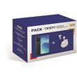 Pack Smartphone Oppo Reno 6 6,43" 5G 128 Go Double SIM Noir + Ecouteurs sans fil Bluetooth Oppo Enco Air à réduction du bruit Blanc