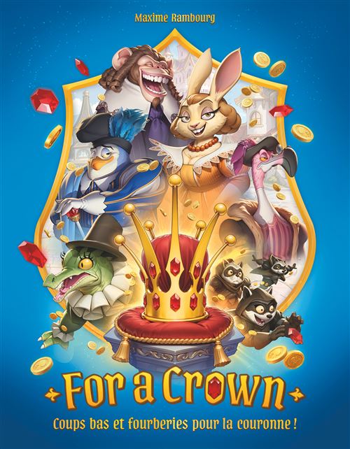 Jeu De Stratégie Asmodee For A Crown – Jeu De Bluff Pour 3 À 5 Joueurs - vue 4
