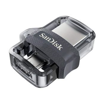 Clé Double Connectique USB 3.0 SanDisk Ultra Dual Drive m3.0 OTG 128 Go - 1