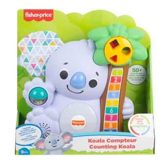 Jouet d'éveil Fisher Price Nicolas Le Koala LINKIMALS - 1