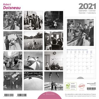 Calendrier Unicef 2021 Désastre Doisneau 30 x 30 cm