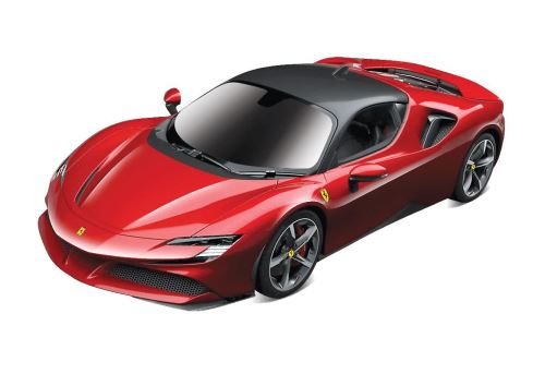1/18 Ferrari Rouge SF 90 Stradale Véhicule pour Enfant dès 3 Ans 16015 Couleurs Assorties Burago 